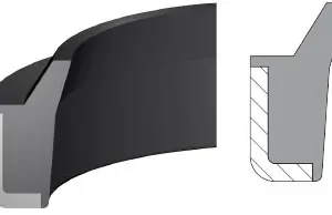 AFSTRIJKER 30*40*7/10 STAAL
