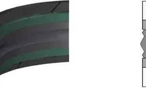 2 delig CILINDERSTANG AFDICHTING 55.00*70.10*6.3